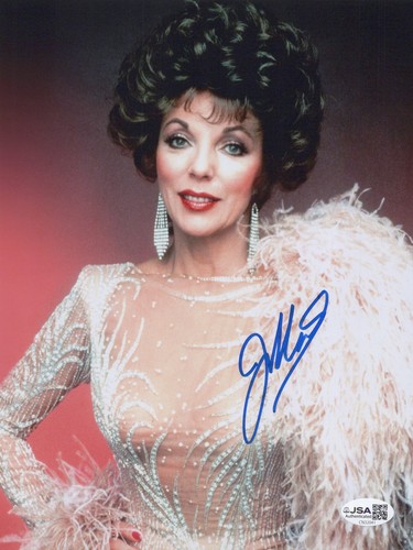 Joan collins signed - signed, dynasty