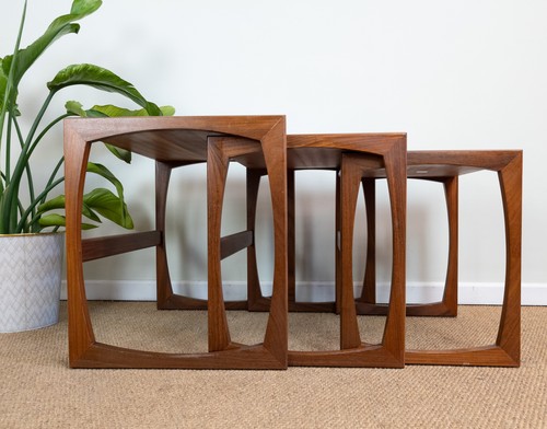 Refinished vintage mid - refinished, mid-century