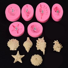  6 Pcs Cake Mold Set Silicone