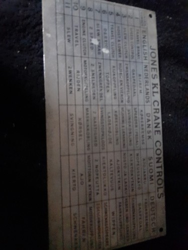 Vintage jones crane 5 - kl,