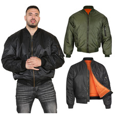 MA1 Flight Bomber Jacket Combat Army Military Air Force US Pilot Skin MOD Padded