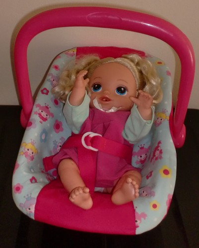 Dolls car seat carrier - car,
