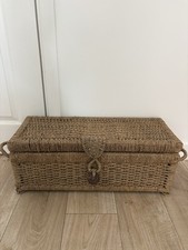 Vintage wicker storage - wicker, chest