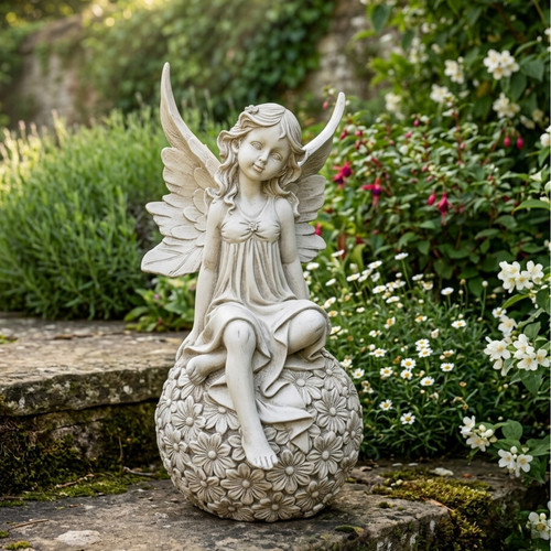 Angel garden ornament - garden,
