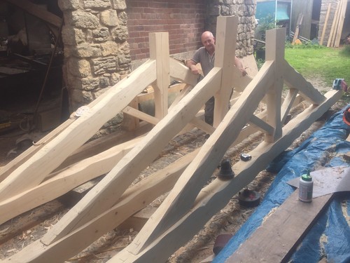 Wooden beam feature - wooden, roof