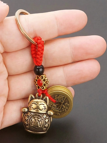 Lucky cat keychain charm 5 - –,