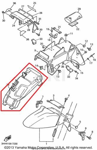 New oem yamaha fzr600 fzr - fzr, 600
