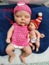 30cm Chubby Heavy Solid Soft Stretchable Silicone Cute Sleeping Baby Doll GIRL