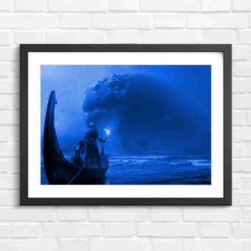 Fantasy viking warrior boat - viking,
