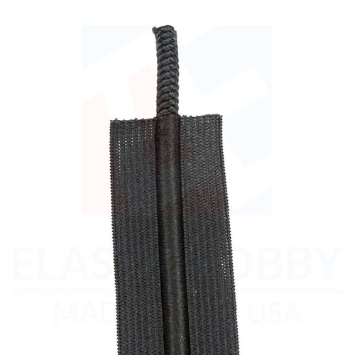 Black drawcord - 1.25",