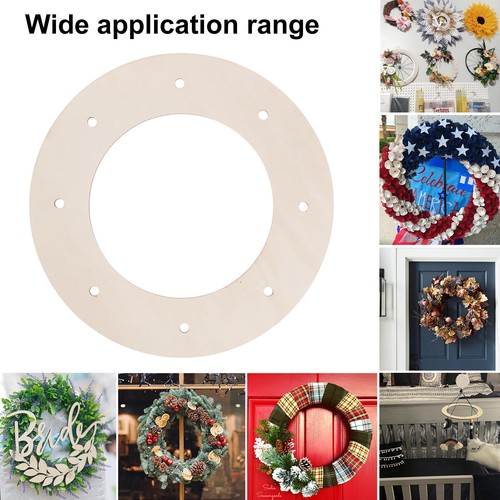 12x wooden wreath - 6/12x,