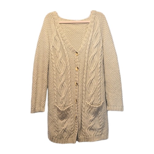Vintage hand knitted aran - vintage,