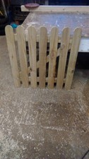 wooden picket fence gate