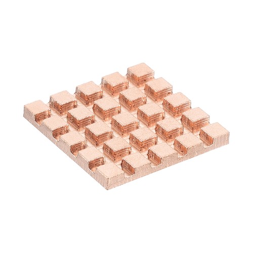 Copper heatsink 20x20x2mm - heatsink,