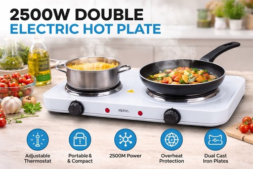 Portable double electric hot - portable,