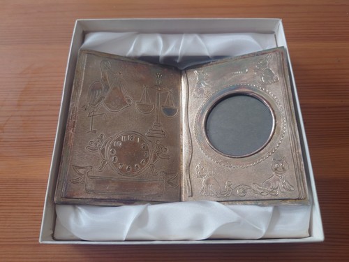 Silver plated diary made - plated,