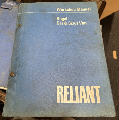 Reliant regal 5cwt - reliant,