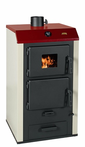 Wood burning boiler prity - burning,