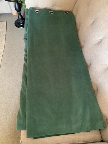 Dunelm green velvet eyelet - dunelm,
