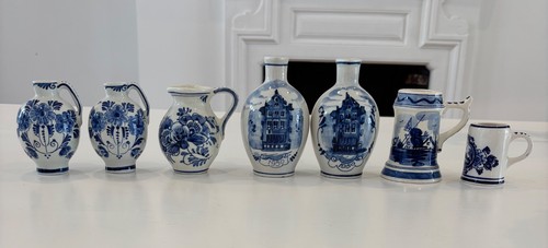 Vintage dutch delft pottery - delft,