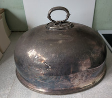 ANTIQUE SILVER PLATED MEAT