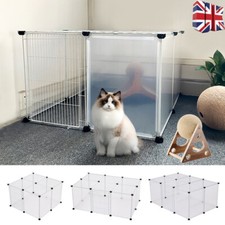 Pet Playpen Wire Door Kitten Puppy Rabbit Cage Fence 8/10/12 Panels Small Animal