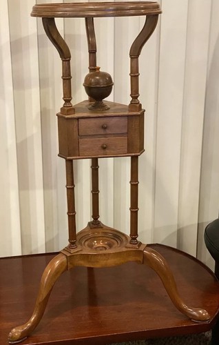 Wig stand antique toilet - wig, or