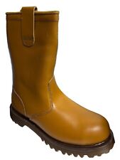 DR Martens Unisex Light Golden Tan Lined Workwear Safety Rigger Boot Size 5 New