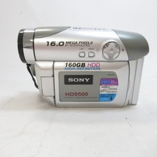 Sony DCR DVD810E Digital Camcorder 160GB HDD  w/Accessories Carry Pouch Untested