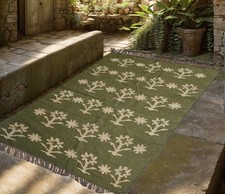 Boho Kilim Rug Handmade Wool