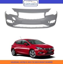 VAUXHALL ASTRA K FRONT BUMPER 2015 - 2019 NO WASHER OR PDC HOLES 39052730