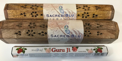 Wooden incense stick holder - wooden,