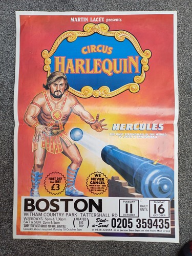 Vintage circus harlequin - vintage,