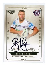 2017 Elite Blake Green (Sea Eagles) League Sensations Signature NRL Card 50/130