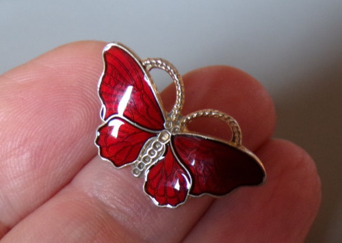 Sterling silver red - silver,