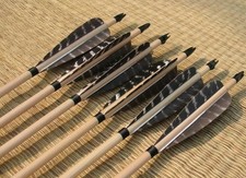 32'' Wooden Arrows with 5"