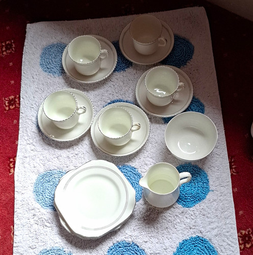 Radfords bone china silver - bone,