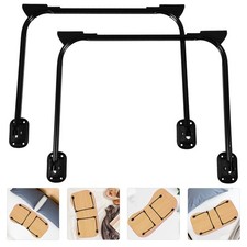  2 Pcs Foldable Leg Table Folding Adjustable Legs Coffee Dining Bracket