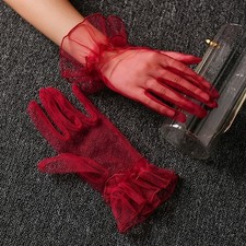 Ultra Thin Gauze Lace Gloves