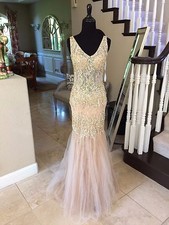 $418 NWT CHAMPAGNE TERANI