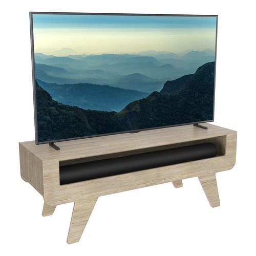 120cm whitewashed oak - tv, stand