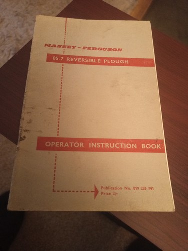 Massey ferguson plough - massey, 85-7
