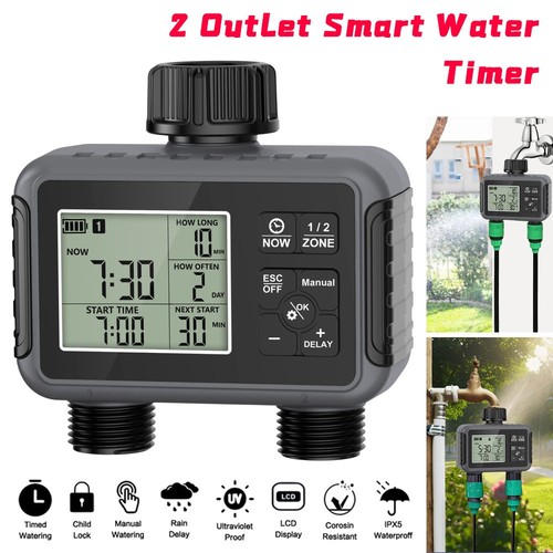 Outlet water timer - outlet, garden