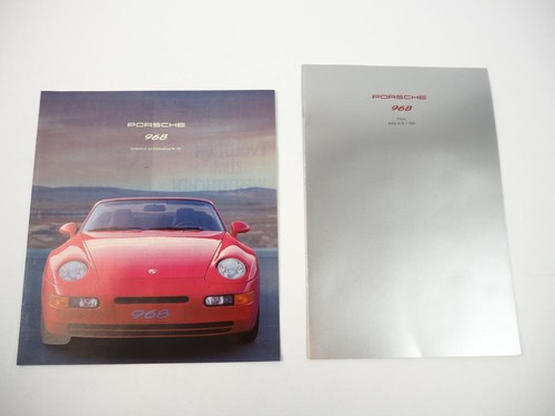 Brochure porsche 968 liter - brochure,