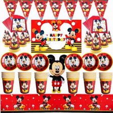 Red Mickey Mouse Kids Birthday