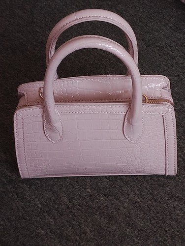 Faux mock croc pink - faux, small