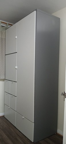 Ikea visthus grey white - visthus, grey/white