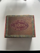 Vintage wooden cigar box from