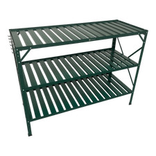 Copagrey 4ft Premium Greenhouse Staging Table - Green
