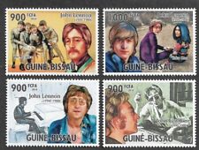 JOHN LENNON THE BEATLES  STAMPS SET  ROCK POP MUSIC 2010 MNH